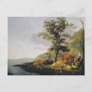 Carte Postale Bétail près d'une rivière  Aelbert Cuyp  