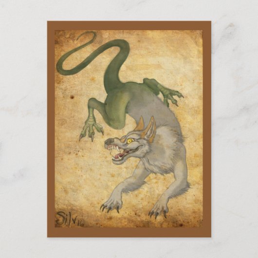 Carte Postale Bête de l'Est (Devant)