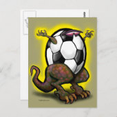 Carte Postale Bête de soccer (Devant / Derrière)