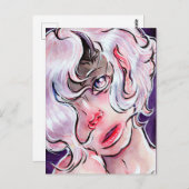 Carte Postale Bête pâle (Devant / Derrière)