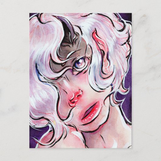 Carte Postale Bête pâle (Devant)