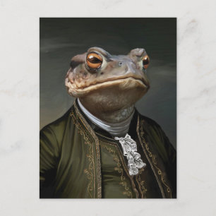 Carte Postale Bêtes Nobles - Crapaud Dandy