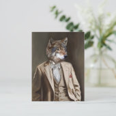 Carte Postale Bêtes nobles - Dandy Wolf (Debout devant)