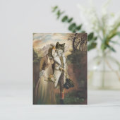 Carte Postale Bêtes nobles - Loup dans les vêtements de mouton (Debout devant)