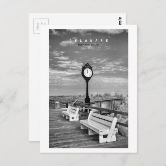 Carte Postale Bethany Beach, Delaware. (Devant / Derrière)