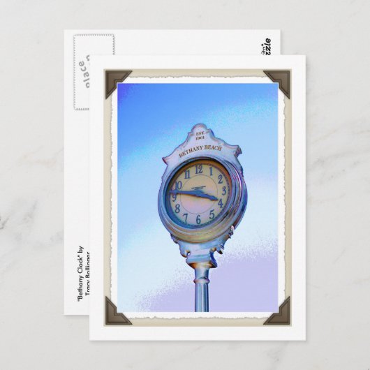 Carte postale Bethany Clock (Devant / Derrière)
