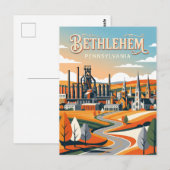 Carte Postale Bethlehem États-Unis (Devant / Derrière)