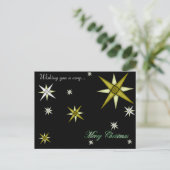 Carte postale Bethlehem Night Shining Stars (Debout devant)