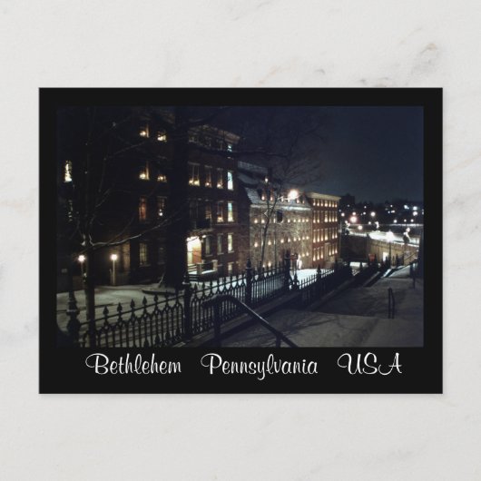 Carte postale Bethlehem Pa USA 21 (Devant)