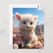 Carte Postale Betsy - Le bébé bouc (Devant / Derrière)