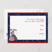 Carte Postale Betsy Ross fait un jour commémoratif pour le drape (Devant / Derrière)