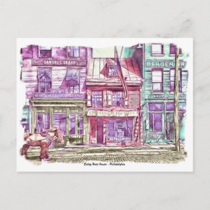 Carte Postale Betsy Ross House Philadelphie
