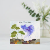 Carte Postale Betta fish (Debout devant)