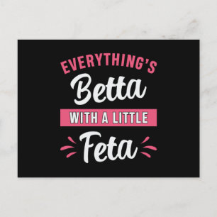 Carte Postale Betta Fish Betta Avec Un Petit Poisson Feta De Com