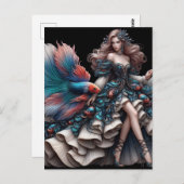 Carte Postale Betta Fish Mode (Devant / Derrière)