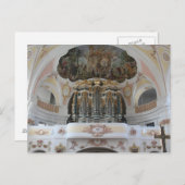 Carte Postale Bettbrunn St Salvator Pipe Orgue (Devant / Derrière)