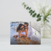 Carte Postale Better Together Photo Wedding Save the Date (Debout devant)