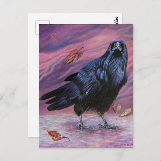 Carte postale Between Worlds Raven par Michaeline (Devant / Derrière)