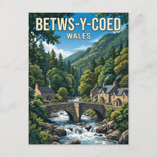 Carte Postale Betws-y-Coed Pays de Galles