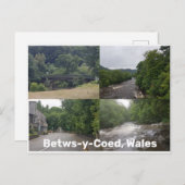 Carte Postale Betws-y-Coed, Pays de Galles (Devant / Derrière)