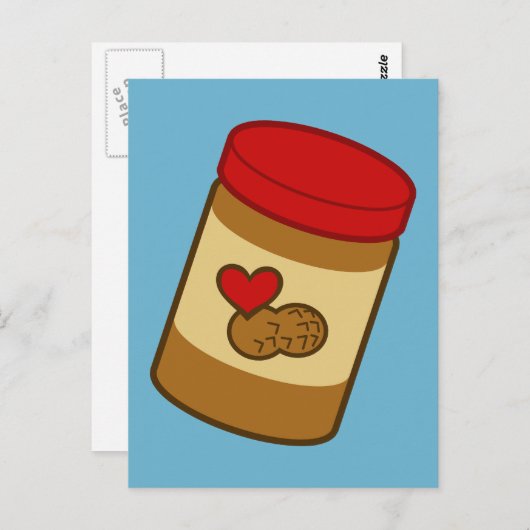 Carte Postale Beurre d'arachide (Devant / Derrière)