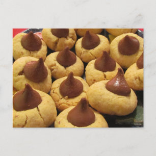 Carte Postale Beurre d'arachide Chocolat Goutter les cookies