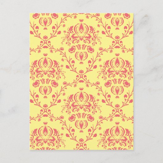 Carte Postale Beurre et canneberge Damas (Devant)