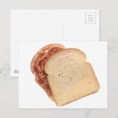 Carte Postale Beurre et sandwich à la jelly (Devant / Derrière)