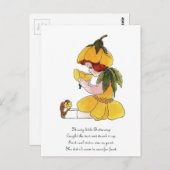 Carte Postale Beurre Fleur Enfant Drôle Mignonne Petite Fille (Devant / Derrière)