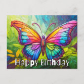 Carte Postale Beurre-papillon créatif (Devant)