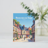 Carte Postale Beuvron-en-Auge France (Debout devant)