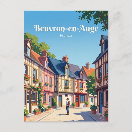 Carte Postale Beuvron-en-Auge France (Devant)