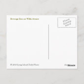 Carte Postale Beverage Barn sur Willis Avenue (Dos)