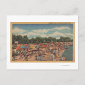 Carte Postale Beverley Beach, MD - Scène de bronzage (Devant)