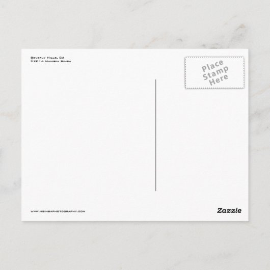 Carte postale Beverly Hills (Dos)