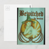 Carte postale "Bewitched" de Salem, Massachusetts (Devant / Derrière)