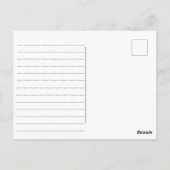 Carte Postale BeYoutiful Be You Pastel Gradient Rose Gold Poster (Dos)