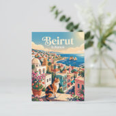 Carte Postale Beyrouth Liban (Debout devant)