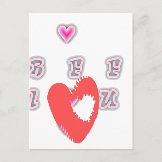 Carte Postale BFF. Best Friends Forever : I Love You Art Print (Devant)