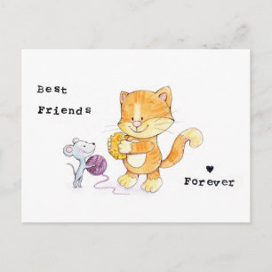 Carte postale BFF - Meilleurs amis pour toujours