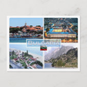 Carte Postale BG Nesebar - Carré de l'indépendance - Sofia - (Devant)