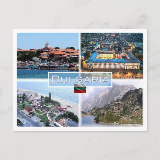 Carte Postale BG Nesebar - Carré de l'indépendance - Sofia - (Devant)