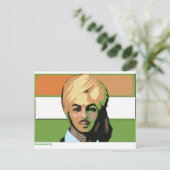 Carte Postale Bhagat Singh : Un héros révolutionnaire (Debout devant)