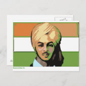 Carte Postale Bhagat Singh : un héros révolutionnaire (Devant / Derrière)