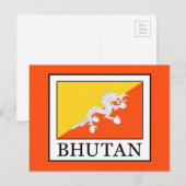 Carte Postale Bhoutan (Devant / Derrière)