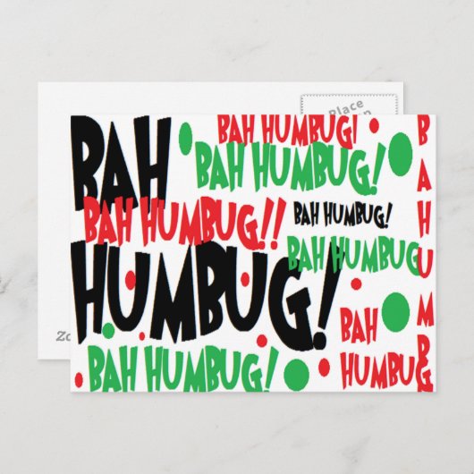 Carte Postale bhumbug (Devant / Derrière)