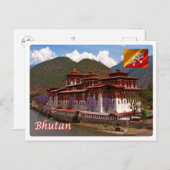 Carte Postale Bhutan - Punakha - (Devant / Derrière)