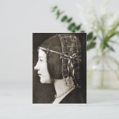 Carte Postale Bianca Sforza par Leonardo da Vinci (Debout devant)