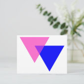 Carte Postale Biangles Fierté Bisexuelle (Debout devant)