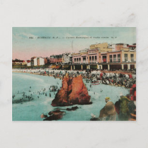 Carte Postale Biarritz Le casino Réplique municipale 1917